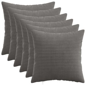 vidaXL &Kappa;ά&lambda;&upsilon;&mu;&mu;&alpha; &Mu;&alpha;&xi;&iota;&lambda;&alpha;&rho;&iota;&omicron;ύ 6 pcs HEERLEN &Sigma;&kappa;&omicron;ύ&rho;&omicron; &Gamma;&kappa;&rho;&iota; 30 x 30 cm