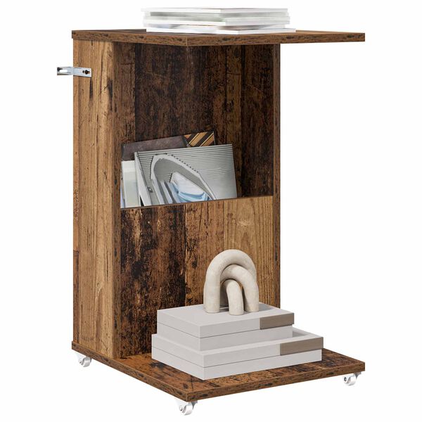 vidaXL &Tau;&rho;&alpha;&pi;&epsilon;&zeta;ά&kappa;&iota; &Pi;&lambda;&epsilon;&upsilon;&rho;ά&sigmaf; &mu;&epsilon; &tau;&rho;&omicron;&chi;&omicron;ύ&sigmaf; &Pi;&alpha;&lambda;&iota;ό &xi;ύ&lambda;&omicron; 40 x 35 x 60 &epsilon;&kappa;.