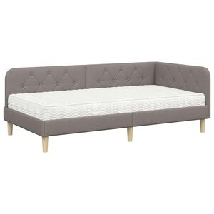 vidaXL &Kappa;&rho;&epsilon;&beta;ά&tau;&iota; &Gamma;&omega;&nu;ί&alpha;&sigmaf; &mu;&epsilon; &sigma;&tau;&rho;ώ&mu;&alpha; &mu;&epsilon; &kappa;&epsilon;&phi;&alpha;&lambda;ά&rho;&iota; Taupe 100 x 200 cm ύ&phi;&alpha;&sigma;&mu;&alpha;