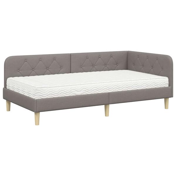 vidaXL &Kappa;&rho;&epsilon;&beta;ά&tau;&iota; &Gamma;&omega;&nu;ί&alpha;&sigmaf; &mu;&epsilon; &sigma;&tau;&rho;ώ&mu;&alpha; &mu;&epsilon; &kappa;&epsilon;&phi;&alpha;&lambda;ά&rho;&iota; Taupe 100 x 200 cm ύ&phi;&alpha;&sigma;&mu;&alpha;