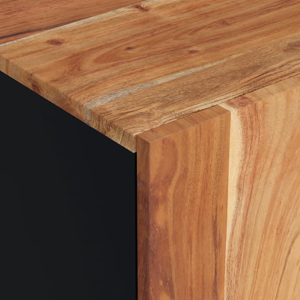 vidaXL Έπιπλο Τηλεόρασης 105x33,5x46 εκ Μασίφ Ξύλο Ακακίας & Επ. Ξύλο