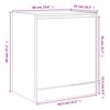 vidaXL Παπουτσοθήκη Γκρι Sonoma 60x42x69 εκ. από Επεξεργ. Ξύλο