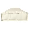 vidaXL Μαξιλάρι παλέτας Κρεμ 200 x 40 x 8 εκ. Ύφασμα Oxford