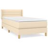 vidaXL &Kappa;&rho;&epsilon;&beta;ά&tau;&iota; Boxspring &mu;&epsilon; &Sigma;&tau;&rho;ώ&mu;&alpha; &Kappa;&rho;&epsilon;&mu; 90x200 &epsilon;&kappa;.&Upsilon;&phi;&alpha;&sigma;&mu;ά&tau;&iota;&nu;&omicron;