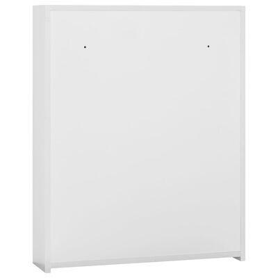 323607 vidaXL Bathroom Mirror Cabinet White 60x15x75 cm MDF
