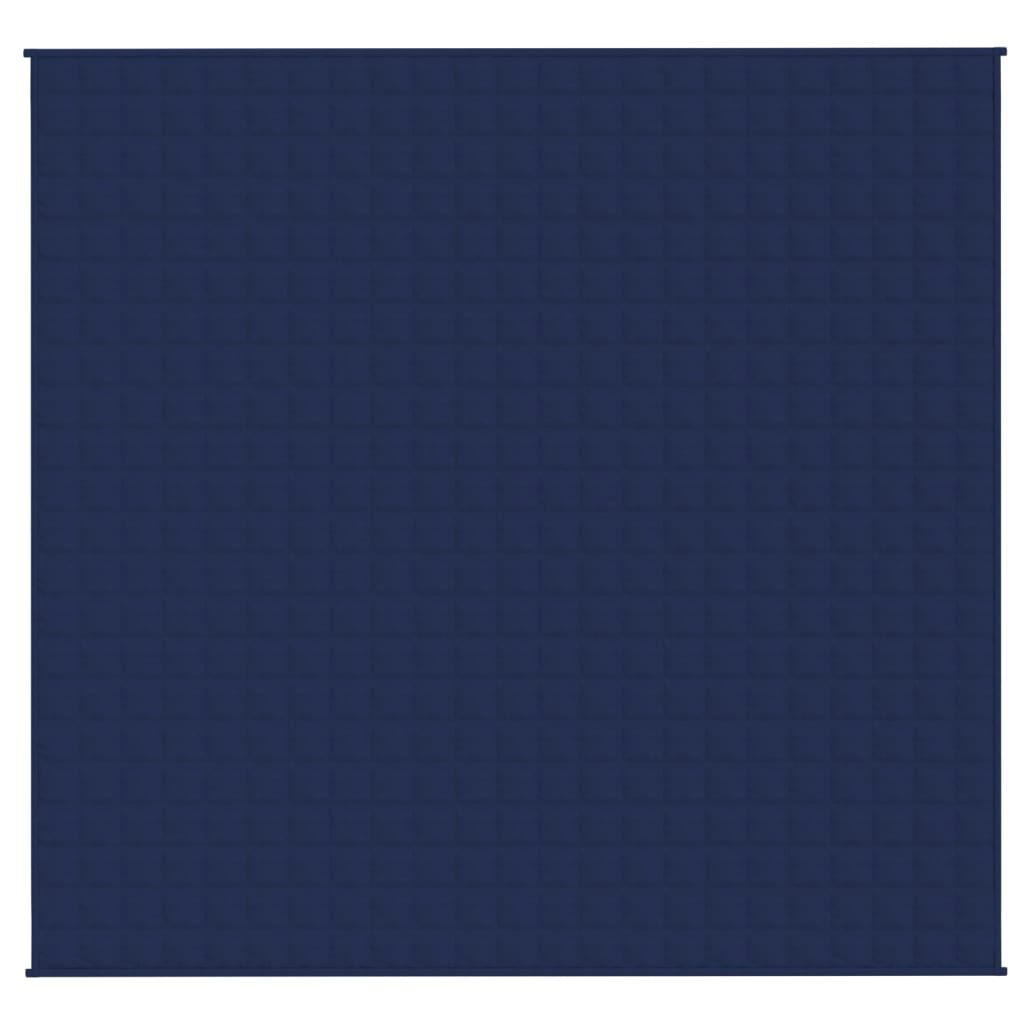 vidaXL Κουβέρτα Βαρύτητας Μπλε 220 x 230 εκ. 15 κ. Υφασμάτινη