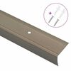 vidaXL Προστατευτικά ακμών σκάλας 10 pcs Μπρονζέ 67 cm Αλουμίνιο