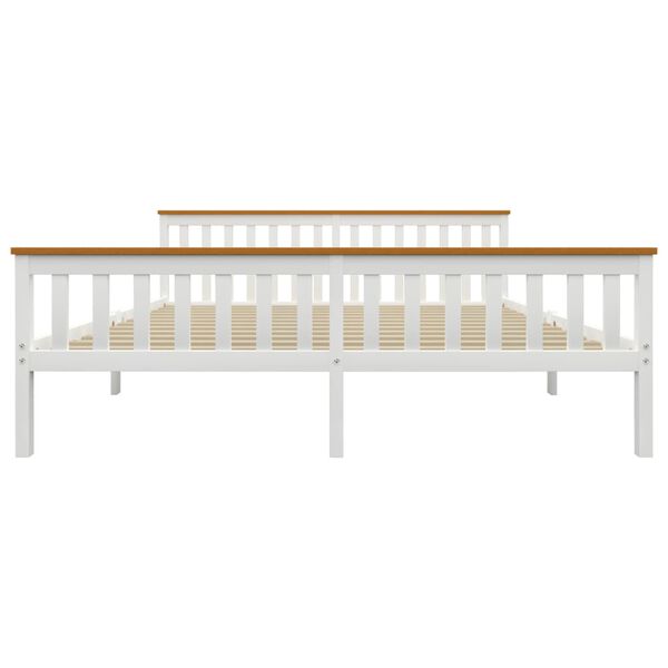 vidaXL &Pi;&lambda;&alpha;ί&sigma;&iota;&omicron; &Kappa;&rho;&epsilon;&beta;&alpha;&tau;&iota;&omicron;ύ &mu;&epsilon; 4 &Sigma;&upsilon;&rho;&tau;ά&rho;&iota;&alpha; &Lambda;&epsilon;&upsilon;&kappa;ό 180 x 200 &epsilon;&kappa;. &Xi;ύ&lambda;&omicron; &Pi;&epsilon;ύ&kappa;&omicron;&upsilon;