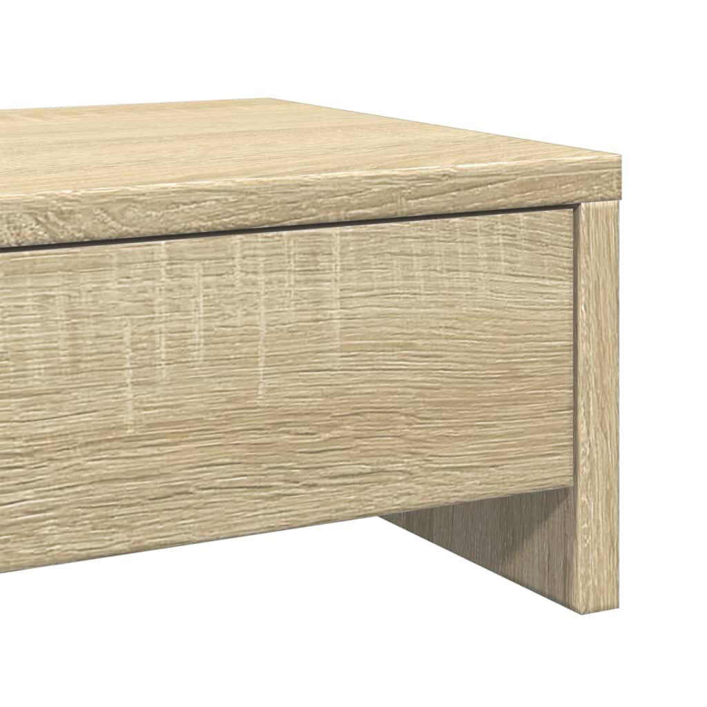 vidaXL Βάση Οθόνης με Συρτάρια Sonoma Δρυς 100x27x15 εκ. Επεξεργ. Ξύλο