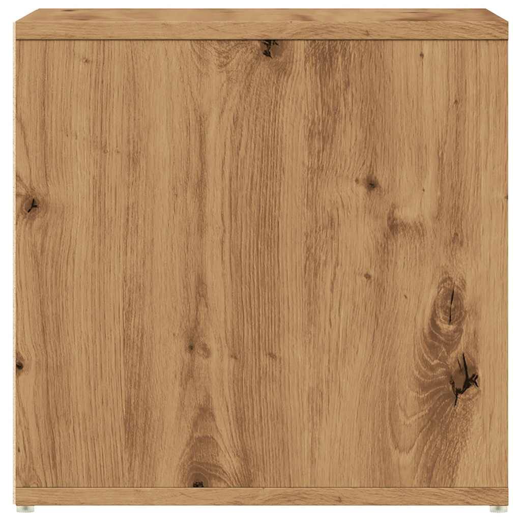 vidaXL Συρτάρι Box Artisan Δρυς 40,5x40x40 cm Ξύλο μηχανής