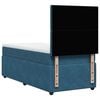 vidaXL Κρεβάτι Boxspring με Στρώμα Σκούρο Μπλε 80 x 200 εκ. Βελούδινο