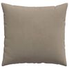 vidaXL Μαξιλάρι Καναπέ 2 pcs Taupe 50 x 50 cm ύφασμα