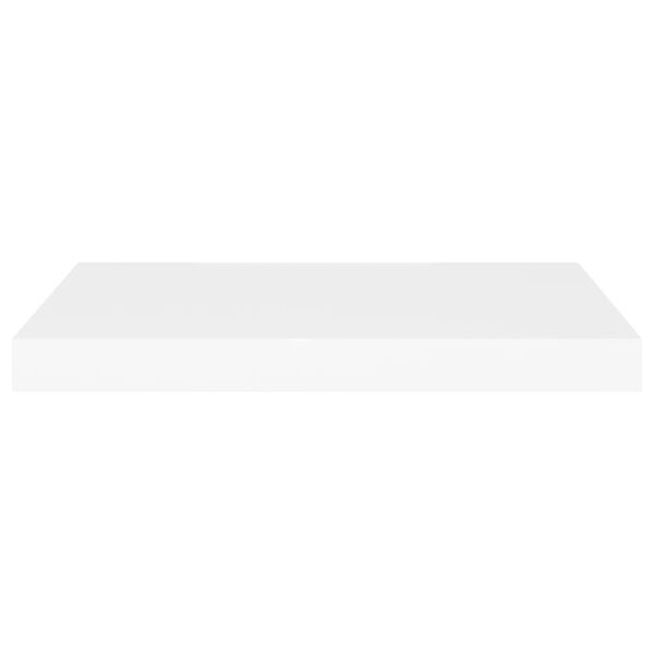 vidaXL Ράφι Τοίχου Άσπρο 60x23,5x3,8 εκ. MDF