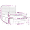 vidaXL &Kappa;&rho;&epsilon;&beta;ά&tau;&iota; Boxspring &mu;&epsilon; &Sigma;&tau;&rho;ώ&mu;&alpha; Taupe 140x200 &epsilon;&kappa;. &Upsilon;&phi;&alpha;&sigma;&mu;ά&tau;&iota;&nu;&omicron;