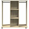 vidaXL Ντουλάπα με Ροδάκια Sonoma Δρυς 102x38x110 εκ. από Επεξ. Ξύλο