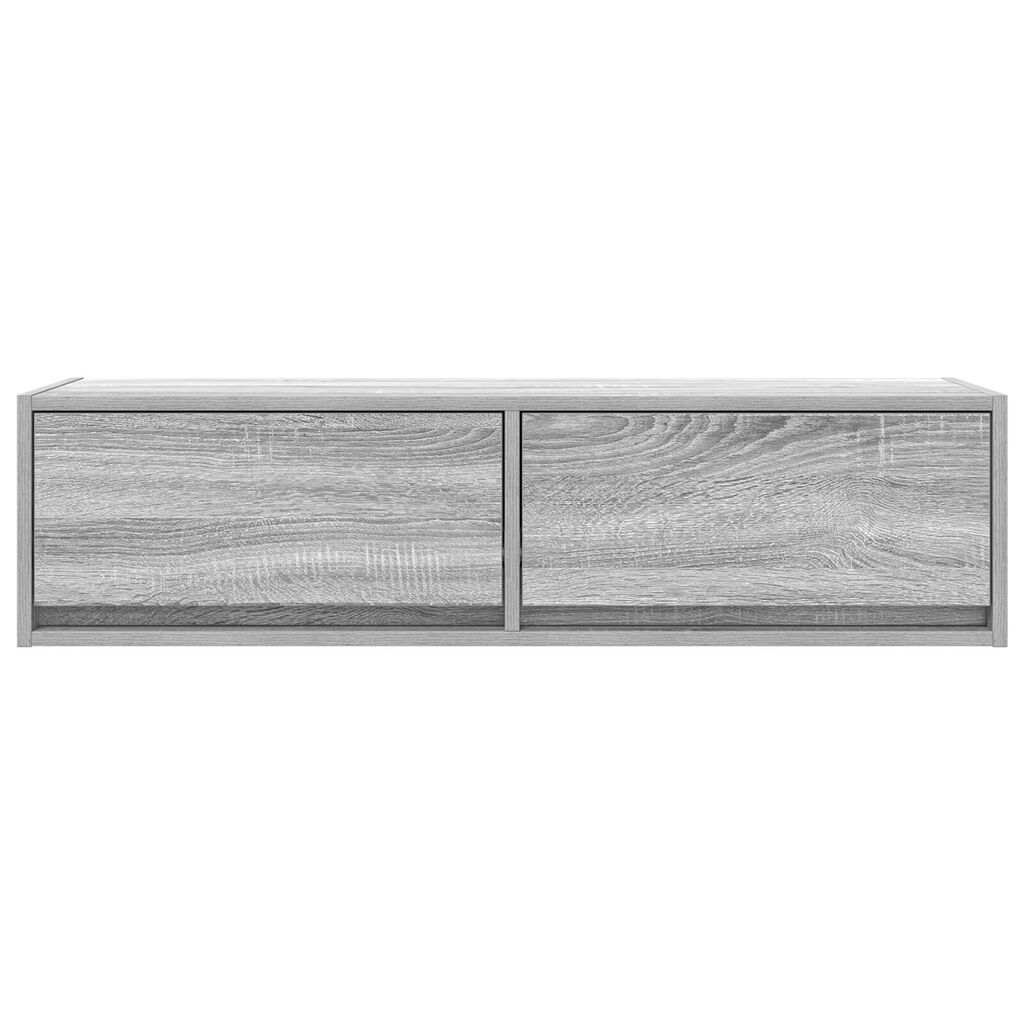 vidaXL Κονσόλα Τηλεόρασης Γκρι Σονομά 100x31x25,5 εκ Επεξεργασμένο Ξύλο