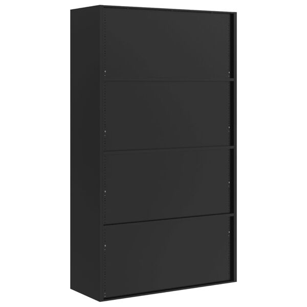vidaXL Αρχειοθήκη Μαύρη 105 x 40 x 180 εκ. Ατσάλινη