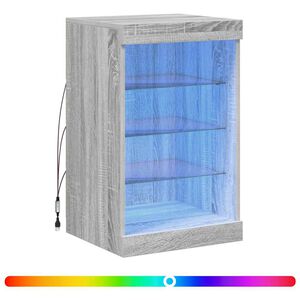 vidaXL &Mu;&pi;&omicron;&upsilon;&phi;έ&sigmaf; &mu;&epsilon; LED &Gamma;&kappa;&rho;&iota; Sonoma 41 x 37 x 67 &epsilon;&kappa;.
