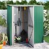 vidaXL Αποθήκη Κήπου Πράσινη 180,5 x 97 x 209,5 εκ. από Γαλβανισμένο Ατσάλι