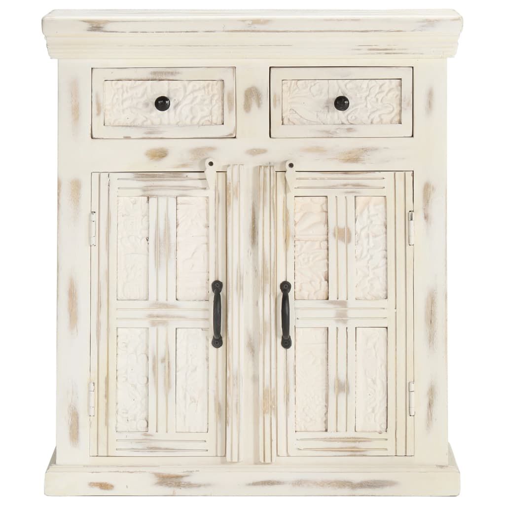 vidaXL Ντουλάπι με Συρτάρι 65 x 30 x 75 εκ. από Μασίφ Ξύλο Μάνγκο