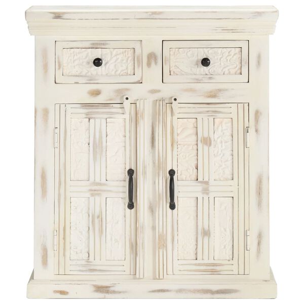 vidaXL Ντουλάπι με Συρτάρι 65 x 30 x 75 εκ. από Μασίφ Ξύλο Μάνγκο