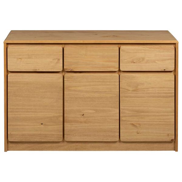 vidaXL Μπουφές SAUDA Δρυς 114x43x75,5 εκ. από Μασίφ Ξύλο Πεύκου