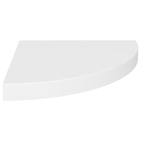vidaXL Ράφια Τοίχου Γωνιακά 4 τεμ. Άσπρα 35x35x3,8 εκ. MDF