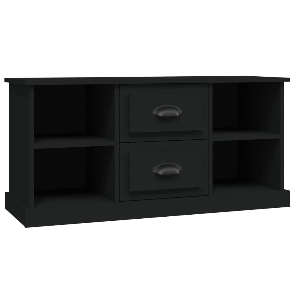 vidaXL Έπιπλο Τηλεόρασης Μαύρο 99,5x35,5x48 εκ. Επεξ. Ξύλο
