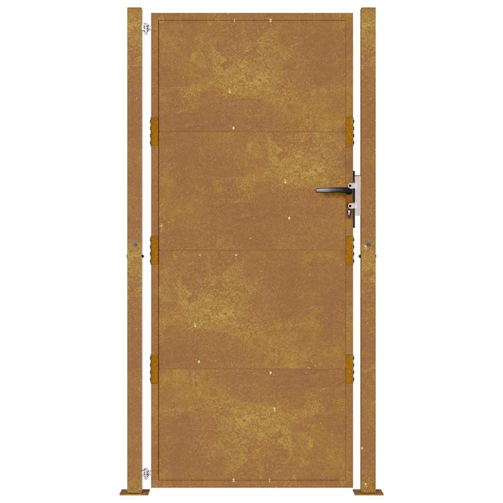 vidaXL Πύλη Κήπου 105 x 205 εκ. από Ατσάλι Corten