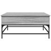 vidaXL Τραπεζάκι Σαλονιού Γκρι Sonoma 95x95x45 εκ Επεξ Ξύλο + Μέταλλο