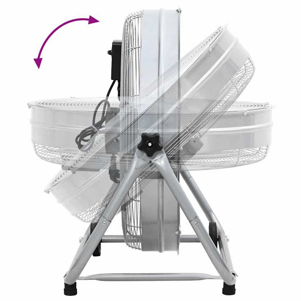 vidaXL Ανεμιστήρας τύπου τυμπάνου με τροχούς 73 x 42 x 70 εκ Αλουμίνιο