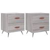 vidaXL &Kappa;&omicron;&mu;&omicron;&delta;ί&nu;&alpha; 2 &tau;&epsilon;&mu;. &Gamma;&kappa;&rho;&iota; Sonoma 40 x 35 x 47,5 &epsilon;&kappa;. &Epsilon;&pi;&epsilon;&xi;&epsilon;&rho;&gamma;. &Xi;ύ&lambda;&omicron;