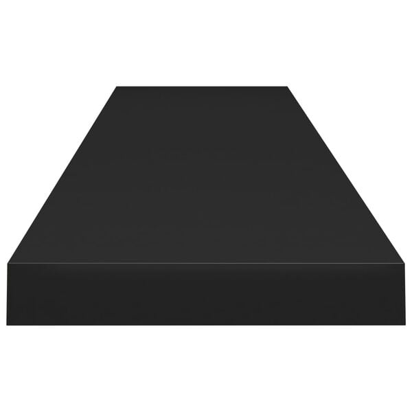 vidaXL Ράφι Τοίχου Μαύρο 120x23,5x3,8 εκ. MDF