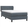 vidaXL &Kappa;&rho;&epsilon;&beta;ά&tau;&iota; Boxspring &mu;&epsilon; &Sigma;&tau;&rho;ώ&mu;&alpha; &Sigma;&kappa;&omicron;ύ&rho;&omicron; &Gamma;&kappa;&rho;&iota; 90x220 &epsilon;&kappa;. &Beta;&epsilon;&lambda;&omicron;ύ&delta;&iota;&nu;&omicron;