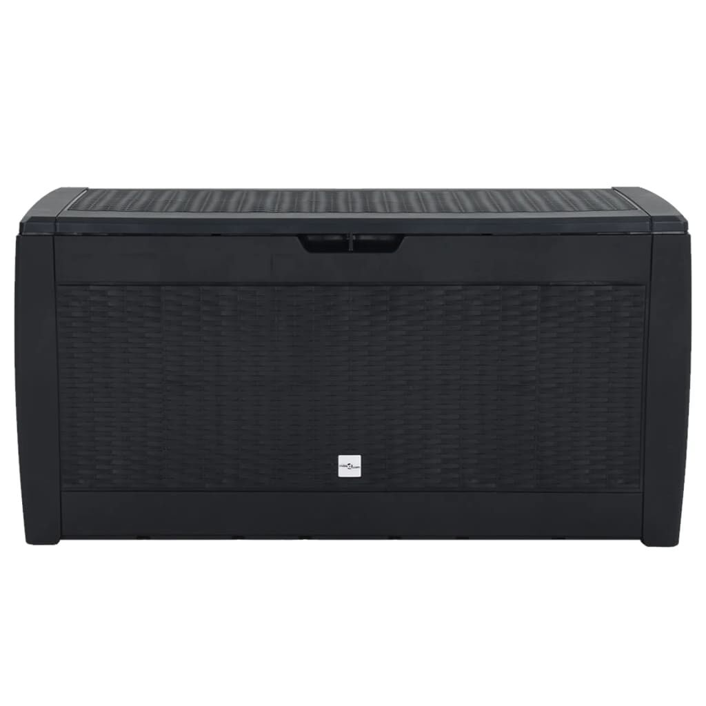 vidaXL Μπαούλο Αποθήκευσης Κήπου Ανθρακί 119x48x60 εκ. απο Πολυπ/λένιο