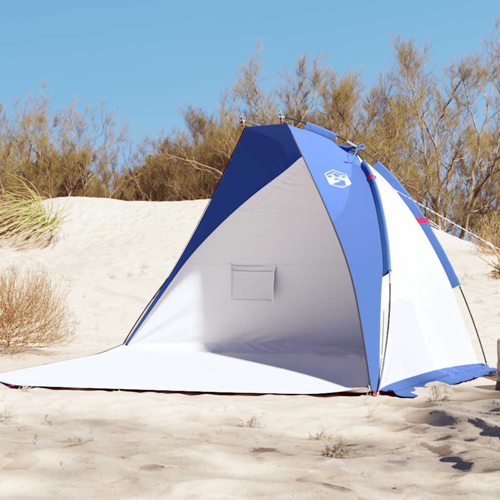 vidaXL Σκηνή Παραλίας Γαλάζια 268x223x125 εκ. από Πολυεστέρας 185T