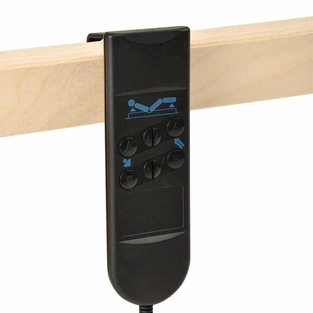 vidaXL Βάση κρεβατιού με λάμες Καφέ 70 x 190 cm Στερεό Ξύλο Μηλιάς