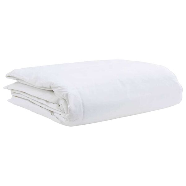 vidaXL Σετ Παπλωμάτων με μαξιλάρι 2 pcs Λευκό 155 x 220 cm Πούπουλο