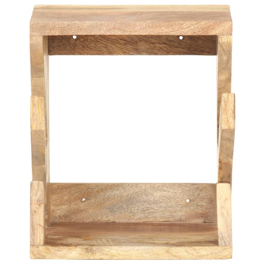 vidaXL Βάση για Skateboard Επιτοίχια 25x20x30 εκ. Μασίφ Ξύλο Μάνγκο