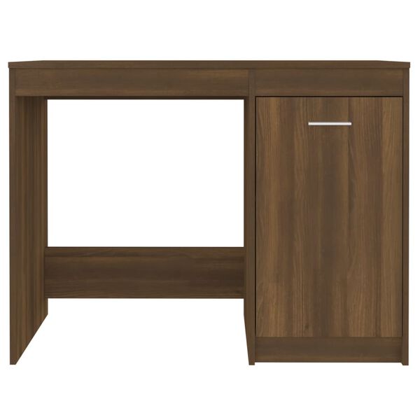 vidaXL Γραφείο Καφέ Δρυς 100x50x76 εκ. από Επεξεργασμένο Ξύλο