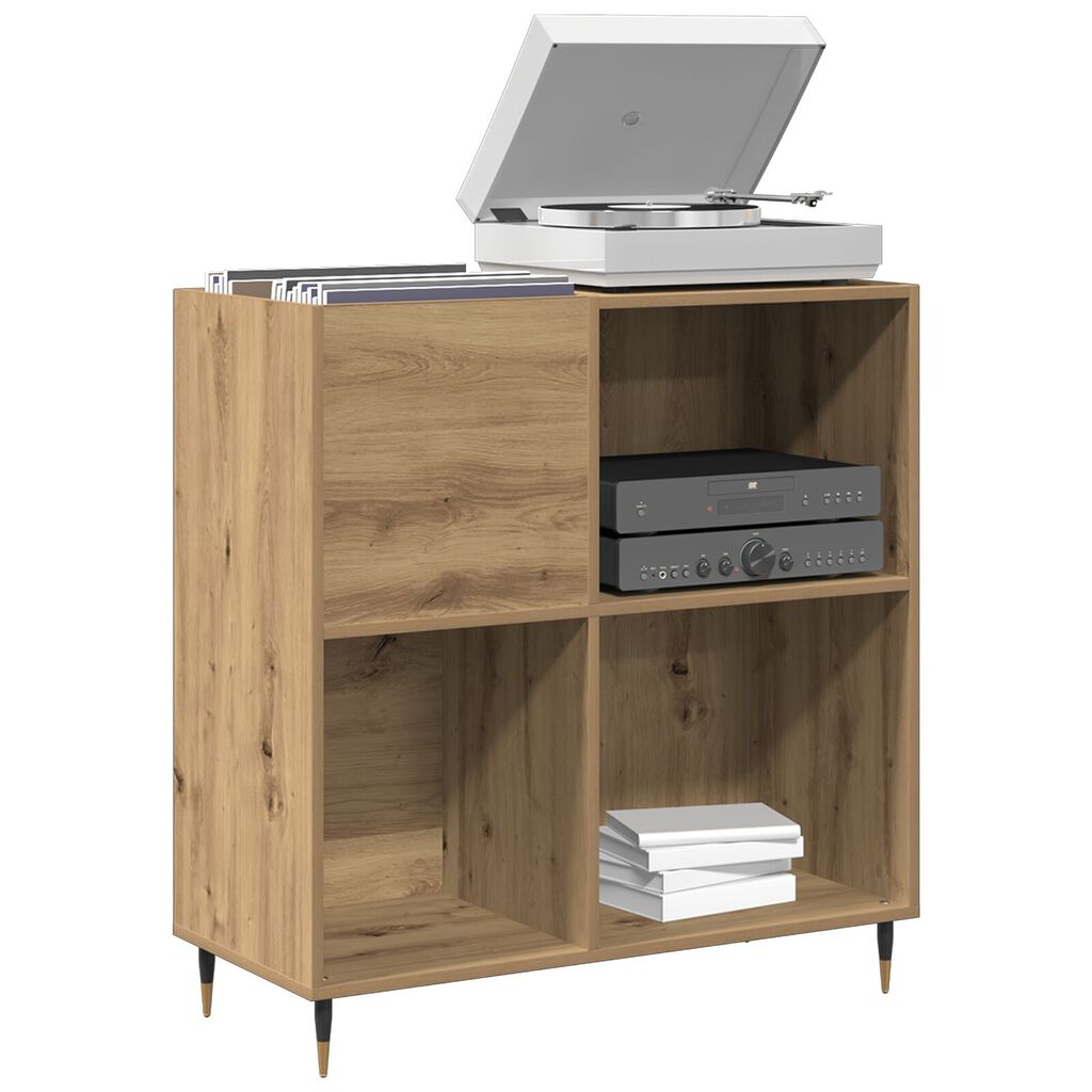 vidaXL Ντουλάπι Δίσκων Παλιού Ξύλου 84,5x38x89 εκ Επεξεργασμένο Ξύλο