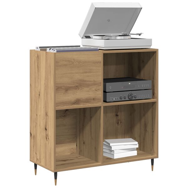 vidaXL Ντουλάπι Δίσκων Παλιού Ξύλου 84,5x38x89 εκ Επεξεργασμένο Ξύλο