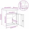 vidaXL Θυρίδα Πακέτων Μαύρο 41 x 38 x 103 εκ Ανοξείδωτο ατσάλι