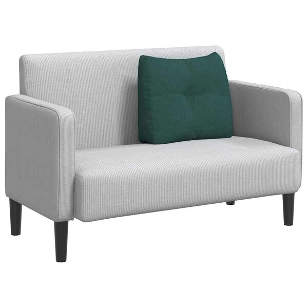 vidaXL Μαξιλάρι Πλάτης Σκούρο Πράσινο 60 x 24 x 50 εκ ύφασμα