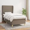 vidaXL &Kappa;&rho;&epsilon;&beta;ά&tau;&iota; Boxspring &mu;&epsilon; &Sigma;&tau;&rho;ώ&mu;&alpha; Taupe 80x200 &epsilon;&kappa;. &Upsilon;&phi;&alpha;&sigma;&mu;ά&tau;&iota;&nu;&omicron;