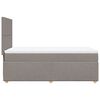vidaXL &Kappa;&rho;&epsilon;&beta;ά&tau;&iota; Boxspring &mu;&epsilon; &Sigma;&tau;&rho;ώ&mu;&alpha; Taupe 80x200 &epsilon;&kappa;. &Upsilon;&phi;&alpha;&sigma;&mu;ά&tau;&iota;&nu;&omicron;