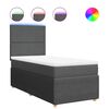 vidaXL &Kappa;&rho;&epsilon;&beta;ά&tau;&iota; Boxspring &mu;&epsilon; &Sigma;&tau;&rho;ώ&mu;&alpha; &Sigma;&kappa;&omicron;ύ&rho;&omicron; &Gamma;&kappa;&rho;&iota; 90x200 &epsilon;&kappa;. &Upsilon;&phi;&alpha;&sigma;&mu;ά&tau;&iota;&nu;&omicron;