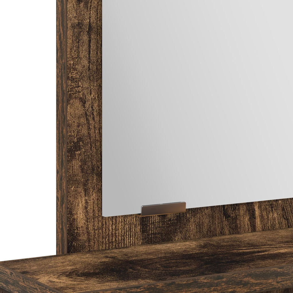 vidaXL Τουαλέτα με Συρτάρια Καπνιστού Δρυ 50x41x140 εκ