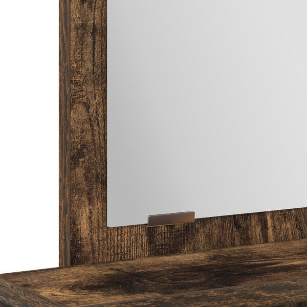vidaXL Τουαλέτα με Συρτάρια Καπνιστού Δρυ 50x41x140 εκ