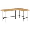 vidaXL Γραφείο 165x110x77 cm Μασίφ Ξύλο Μάνγκο και Σίδερο